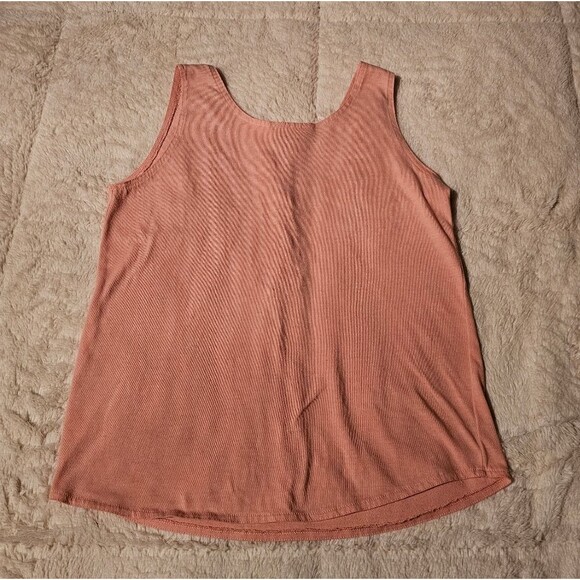Women’s Erika Casual Pink Tank Cotton Blend Size Small - Picture 3 of 3